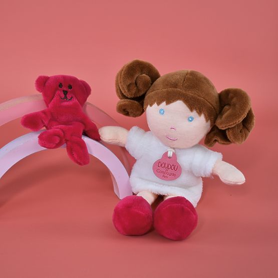 Doudou Jolijou Lalka Miss Blanche 21 cm