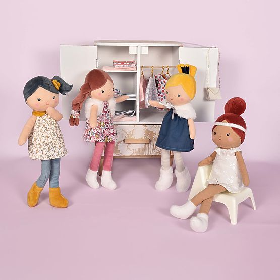 Doudou Jolijou Lalki Najlepsze Przyjaciółki 25 cm