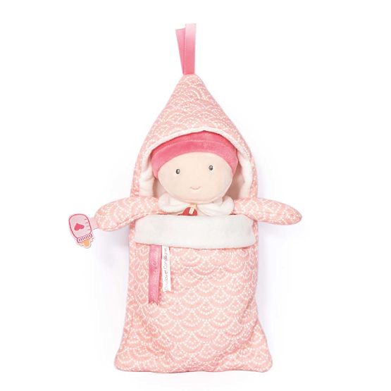 Doudou Jolijou Niemowlę w otulaczu 20 cm