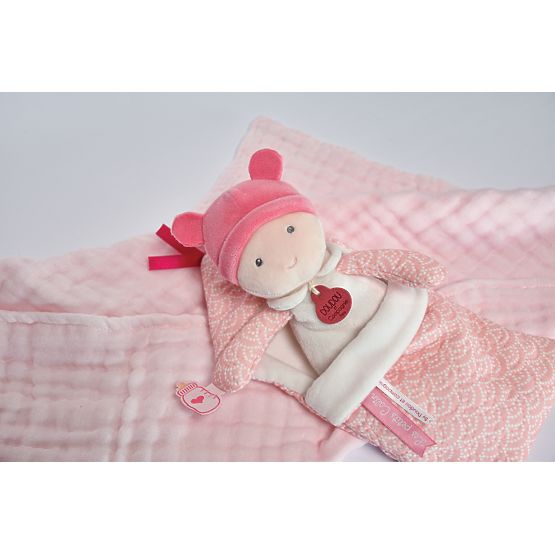 Doudou Jolijou Niemowlę w otulaczu 20 cm