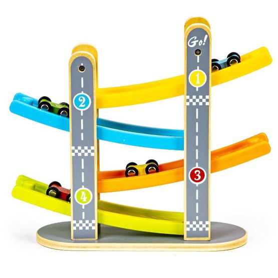 Drewniany tor wyścigowy Freddy'ego