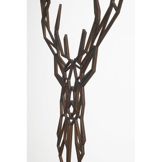 Drewniany obraz geometryczny - Jeleń 2 - różne kolory Kolor: czarny