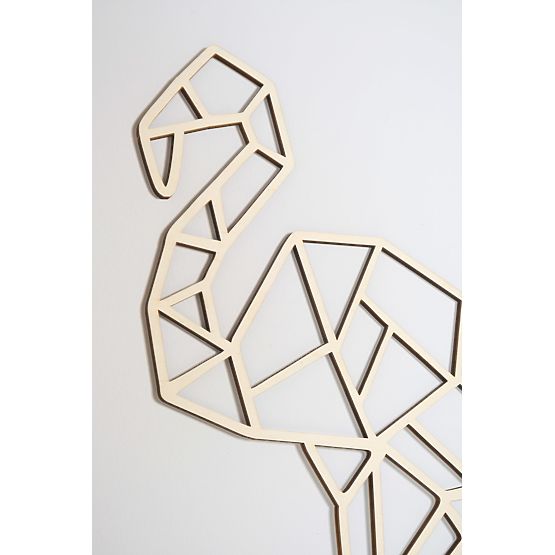 Drewniany obraz geometryczny - Flaming - różne kolory Kolor: naturalny