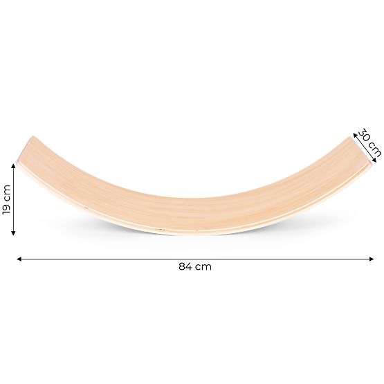 Drewniana deska balansująca dla dzieci huśtawka do ćwiczeń równowagi ECOTOYS