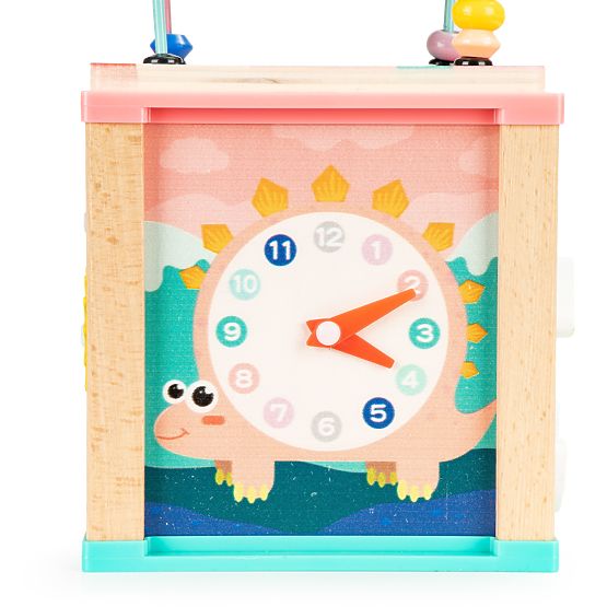 Drewniana edukacyjna kostka, sorter mula ECOTOYS
