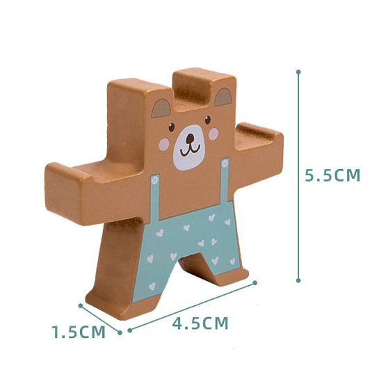 Drewniana gra równowagi - zwierzęta