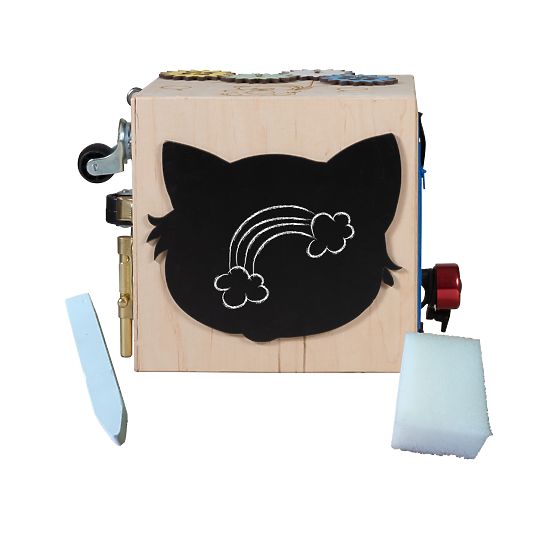 Drewniana kostka Montessori - naturalna