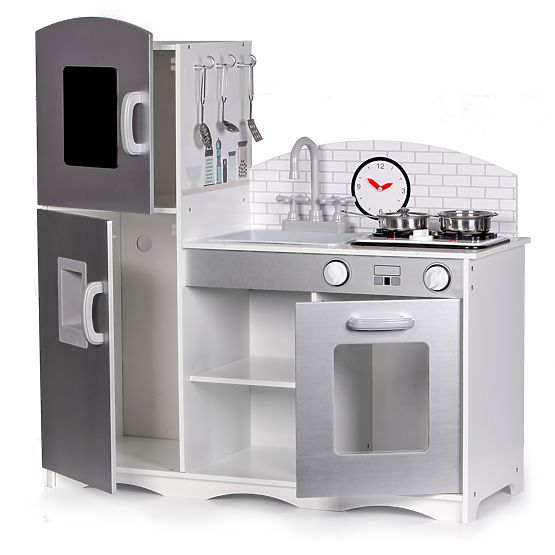 Drewniana kuchnia dla dzieci XXL z wyposażeniem