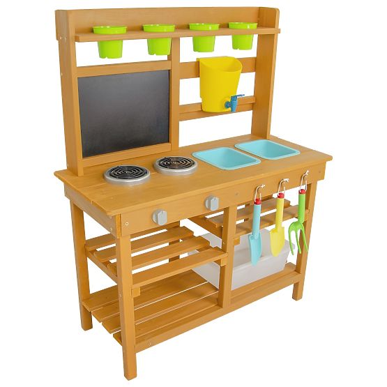 Drewniana kuchnia ogrodowa