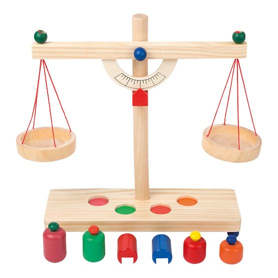 Mała Stopka Drewniana skala dźwigniowa