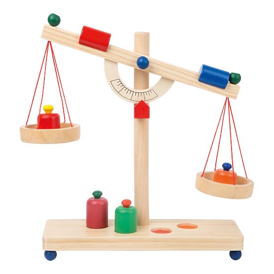 Mała Stopka Drewniana skala dźwigniowa