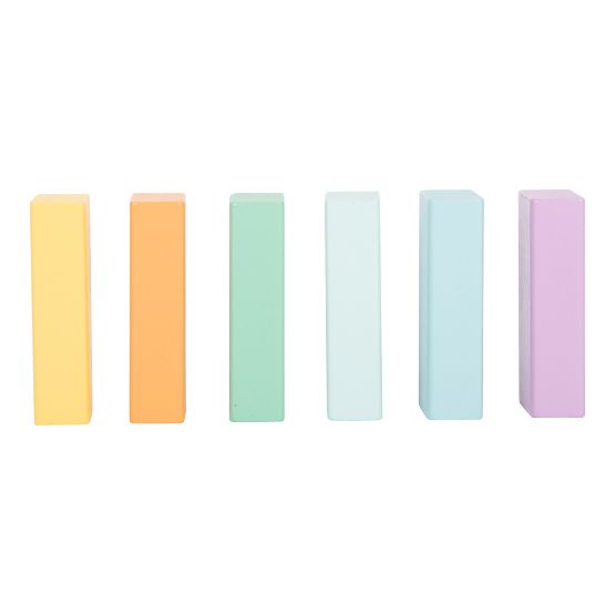 Drewniane kostki Small Foot pastelowe 50 szt