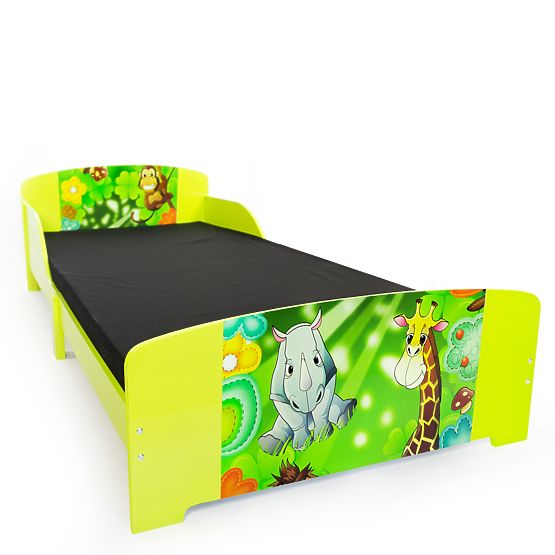 Drewniane łóżko dla dzieci Jungle