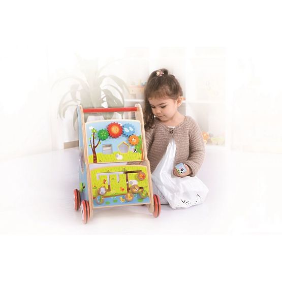 Drewniany aktywny chodzik