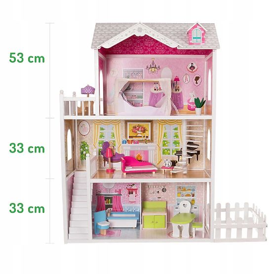 Drewniany domek dla lalek California