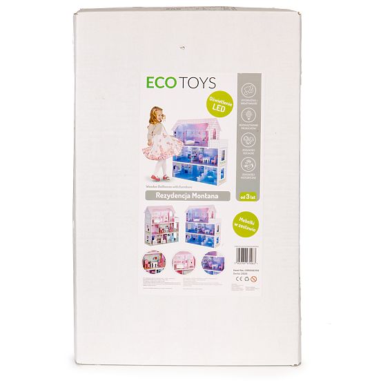 Drewniany domek dla lalek Charlotte