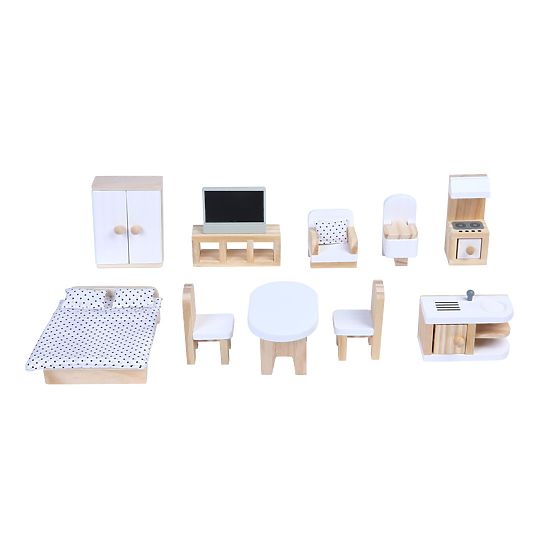 Drewniany domek dla lalek Emma