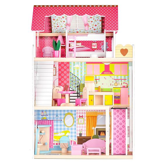 Drewniany domek dla lalek Ruby