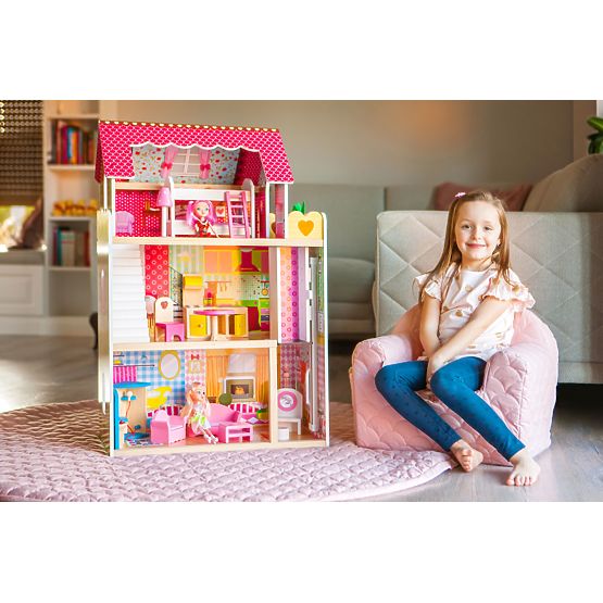 Drewniany domek dla lalek Ruby