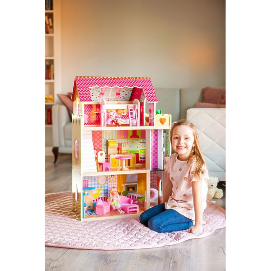 Drewniany domek dla lalek Ruby