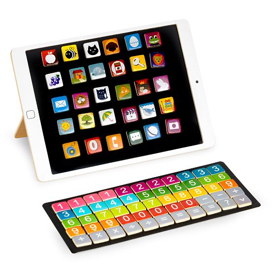 Drewniany edukacyjny tablet magnetyczna tablica kredowa ECOTOYS