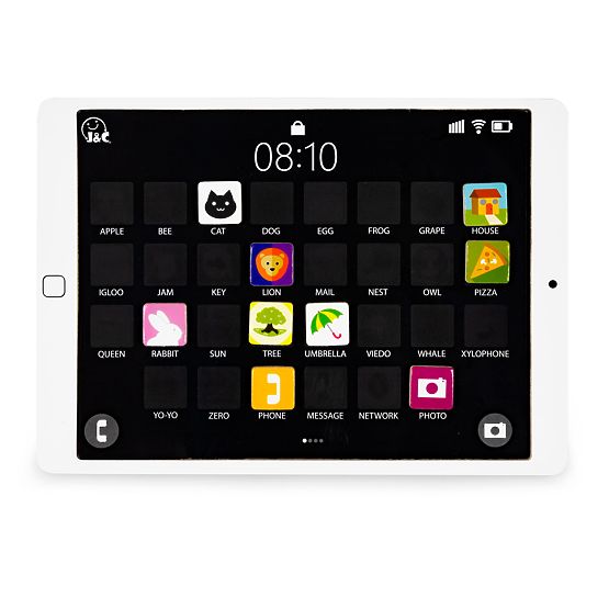 Drewniany edukacyjny tablet magnetyczna tablica kredowa ECOTOYS