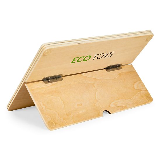 Drewniany edukacyjny tablet magnetyczna tablica kredowa ECOTOYS