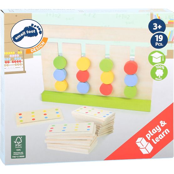 Mała Stopa Drewniany edukacyjny labirynt logiczny