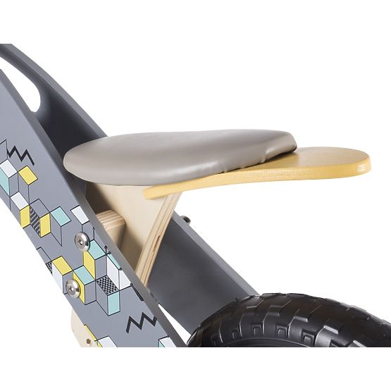 Drewniany rowerek biegowy dla dzieci LIONELO Casper szary