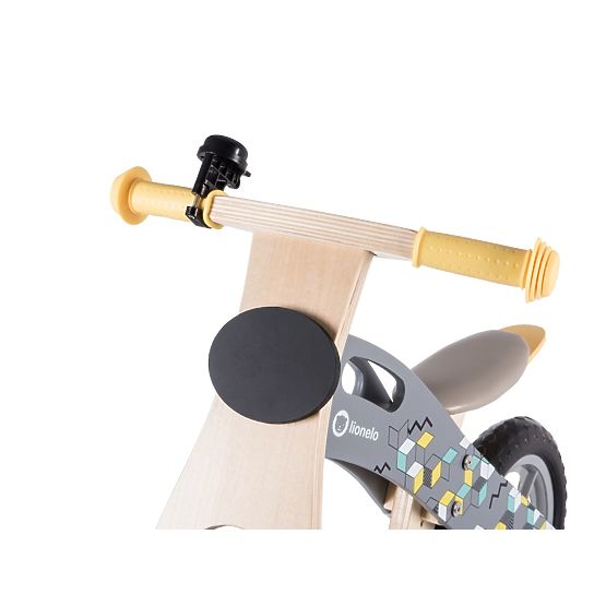 Drewniany rowerek biegowy dla dzieci LIONELO Casper szary