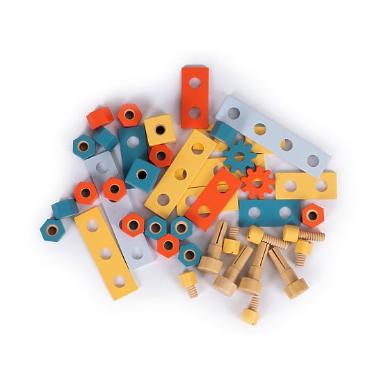 Drewniany warsztat z narzędziami - 47 szt. ECOTOYS