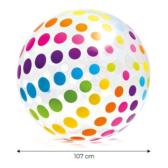 Duża dmuchana piłka