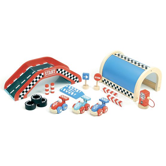 Duża drewniana autostrada Vilac Vilacity