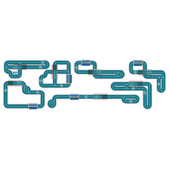 Duża drewniana autostrada Vilac Vilacity