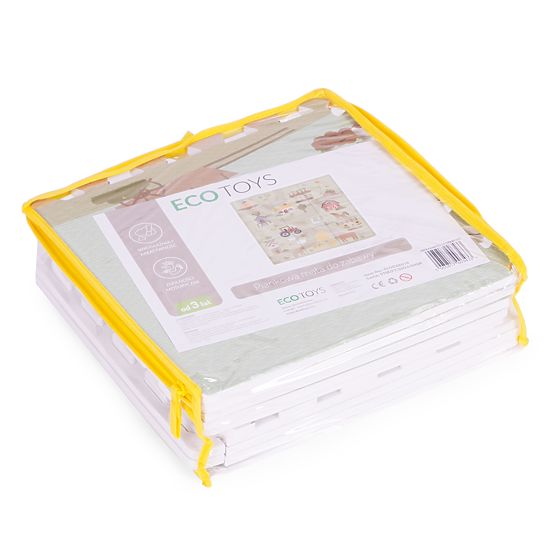 Duża piankowa mata EVA dla dzieci farma 90,5x90,5 cm 21 części ECOTOYS