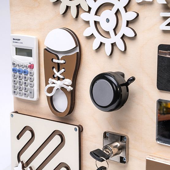 Duża tablica manipulacyjna w stylu boho