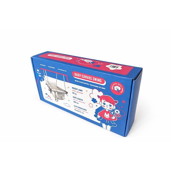 2Kids Toys Dziecięca tekstylna huśtawka 100% bawełna beżowa