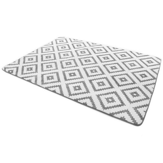 Dywan 3D DIAMOND GREY & WHITE