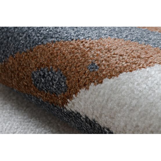 Dywan BONO 8426 Jungle, dzikie zwierzęta kremowy / ciemnozłoty