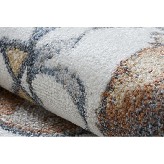 Dywan BONO 9614 okrągły Miś, baloniki kremowy / jasnoszary