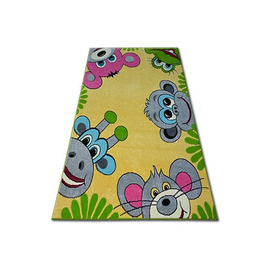 Dywan dla dzieci FUNKY TOP TIG żółty