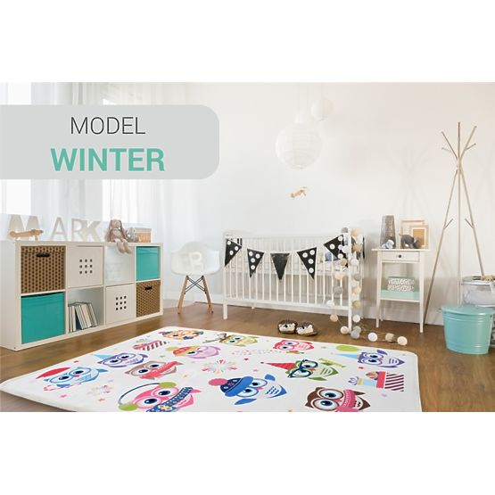Dywan dla dzieci SOFT OWL WINTER