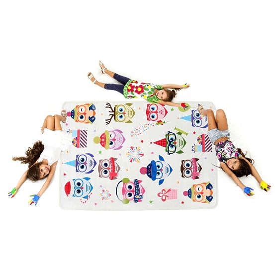 Dywan dla dzieci SOFT OWL WINTER