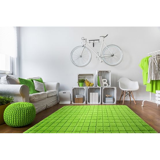  Dywan dziecięcy 3D BRICK green