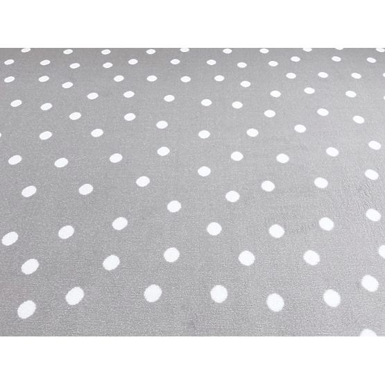Dywan dziecięcy Kropki - szary