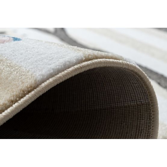 Dywan dziecięcy PETIT - Ptaki - beżowo-biały