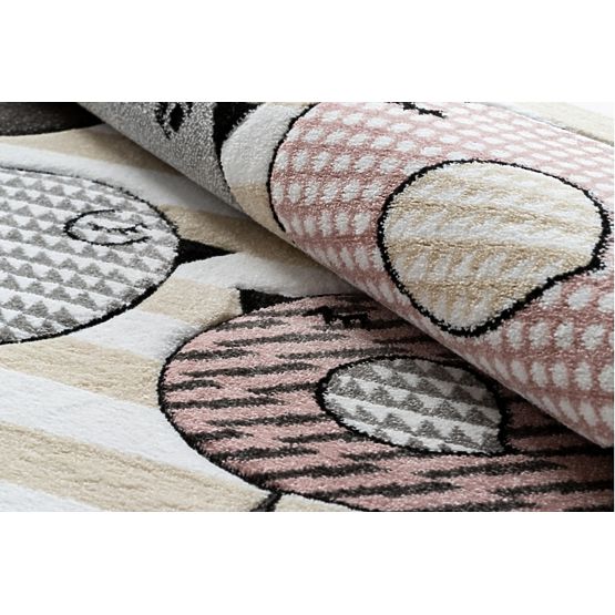 Dywan dziecięcy PETIT - Ptaki - beżowo-biały