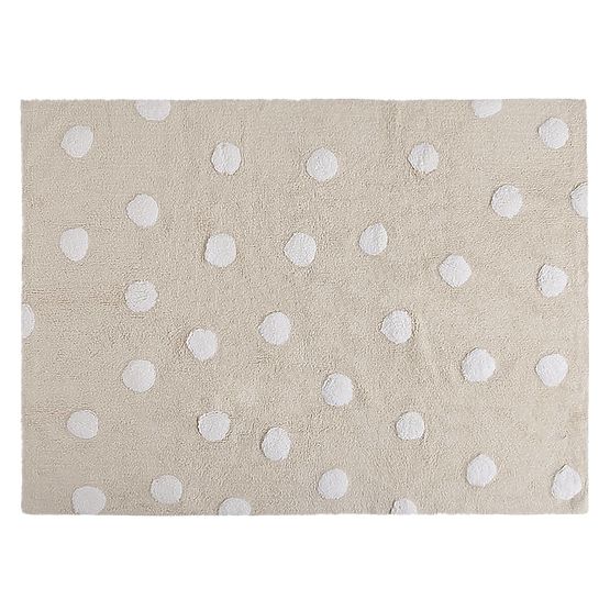 Dywan dziecięcy Polka Dots - beżowy