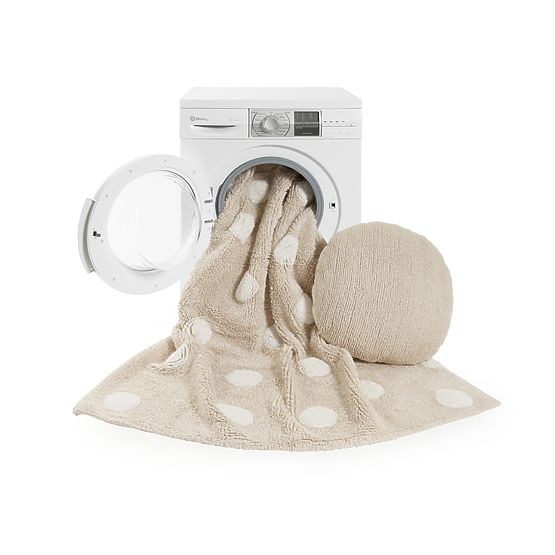 Dywan dziecięcy Polka Dots - beżowy