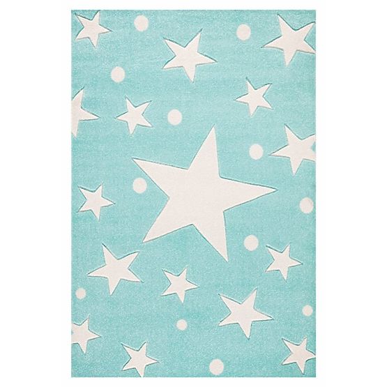 Dywan dziecięcy STARS mięta